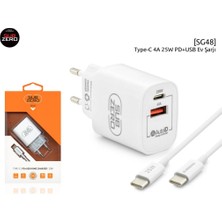 Subzero SG48 Type-C Pd+Usb Home Charger 25W