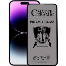 Kzy Apple iPhone 14 Pro Max Tam Kaplayan Mat Seramik Nano Esnek Hayalet Ekran Koruyucu
