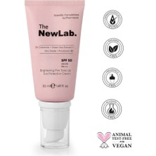 The Newlab Aydınlatıcı ve Cilt Tonu Eşitleyici Güneş Kremi 50 + Spf NL35