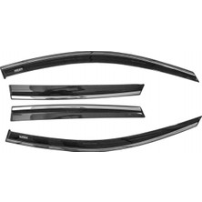 Niken Kia Sportage 2006-2009 Kromlu Cam Rüzgarlığı 4 Lü