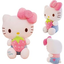 Hainan Shenda Hello Kitty Peluş Yastık FIGÜRÜ-30CM - Pembe (Yurt Dışından)