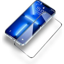 Pirok Store Apple iPhone 14 Pro (6.1) Uyumlu Edge To Edge 6d Temperli Ekran Koruyucu