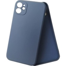 Güvence Apple Iphone 11 Uyumlu Köşeli Kalıp Lansman Içi Kadife Silikon Kılıf