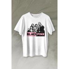 Kendim Seçtim Black Pink Grubu Karakterleri Sanatçıları Baskılı Tişört Unisex T-Shirt