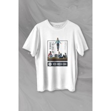 Kendim Seçtim Stranger Things  Sezon 4 Baskılı Running Up That Hill Tişört Unisex T-Shirt