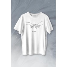 Kendim Seçtim Iddia Sevgili Minimal Baskılı Tişört Unisex T-Shirt