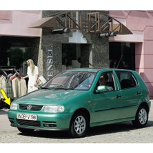 After Vw Volkswagen Polo Hb 1994-1999 Ön Sağ Sinyal Lambası Camı Beyaz 6N0953042C