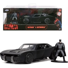 Jada Toys Batman Batmobile Araba, Batman Figürlü ve 1:32 Ölçekli