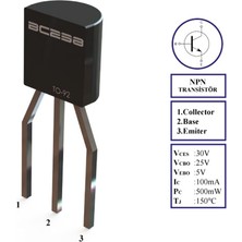 OEM BC238 Transistör 100MA, 20V