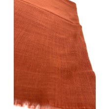 Naz Ipek Flamlı Pamuklu Yazma Eşarp 100X100CM