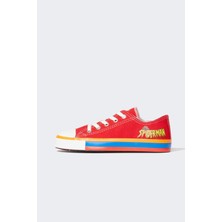 DeFacto Erkek Çocuk Marvel Spiderman Bağcıklı Kalın Taban Sneaker X0892A622SM