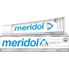 Meridol Gentle White Diş Macunu 75 Ml Hassas Dişler İçin Kokusuz Etkili Temizlik