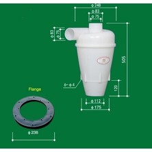 Okmak Siklon Toz Toplama -Emme Aparatı (SN75T3)