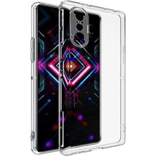 Xiaomi Redmi K40 Gaming Kılıf Şeffaf Kamera Korumalı + Ekran Koruyucu Nano