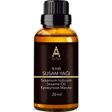 Altes Saf Susam Yağı Soğuk Sıkım 20 ml