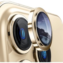 MTK Moveteck Apple iPhone 14 Pro Max Kamera Lens Koruma Camı 3D 3 Parça Tekli Mor-Vb Renkli