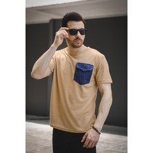 Oksit Bastien Kapaklı Kot Cepli Erkek Tshirt