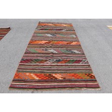Kayra Export Eskitme Halı, Türk Halısı, Halı, 152 x 348  cm  Gökkuşağı Halı, Bohemsı Yer Halı, Bahçe Salon Halı,  744
