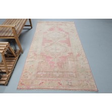 Kayra Export Türk Halısı, Eskitme Halı, Halı, 126 x 254  cm  Kırmızı Halı, Yün Banyo Halı, Bahçe Alan Halı,  9424