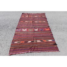 Kayra Export Türk Halısı, Eskitme Halı, Halı, 130 x 237  cm  Pempe Halı, El Dokuma Banyo Halı, Bohemsı Alan Halı,  45