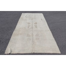 Kayra Export Eskitme Halı, Türk Halısı, Halı, 155 x 340  cm  Bej Halı, Dekoratif Büyük Halı, Organik Salon Halı,  330
