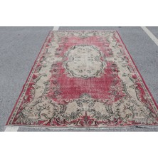Kayra Export Eskitme Halı, Türk Halısı, Halı, 181 x 272  cm  Kırmızı Halı, Dekoratif Büyük Halı,  3044