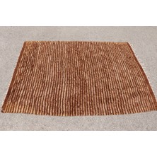 Kayra Export Türk Halısı, Eskitme Halı, Halı, 129 x 186  cm  Kahverengi Halı, Dekoratif Banyo Halı,  3090