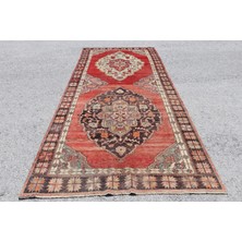 Kayra Export Türk Halısı, Eskitme Halı, Halı, 157 x 355  cm  Kırmızı Halı, Dekoratif Yer Halı, Bohemsı Yer Halı,  335