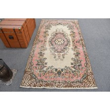 Kayra Export Türk Halısı, Eskitme Halı, Halı, 117 x 216  cm  Bej Halı, Ofice Banyo Halı, Organik Alan Halı,  11352