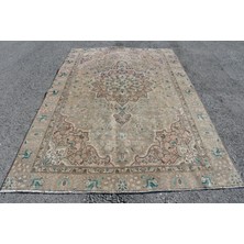 Kayra Export Türk Halısı, Eskitme Halı, Halı, 188 x 272  cm  Bej Halı, El Yapımı Büyük Halı, Organik Salon Halı,  589