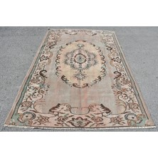 Kayra Export Eskitme Halı, Türk Halısı, Halı, 165 x 250  cm  Bej Halı, El Dokuma Büyük Halı, Bohemsı Salon Halı,  591