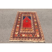 Kayra Export Türk Halısı, Eskitme Halı, Halı, 118 x 198  cm  Kırmızı Halı, Bohemsı Banyo Halı, Kabilesı Banyo Halı,