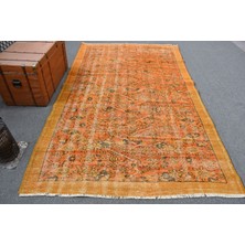 Kayra Export Türk Halısı, Eskitme Halı, Halı, 169 x 298  cm  Turuncu Halı, Ofice Salon Halı, El Dokuma Salon Halı,  1