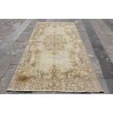 Kayra Export Türk Halısı, Eskitme Halı, Halı, 151 x 283  cm  Bej Halı, Yün Salon Halı, Bohemsı Yer Halı,  3922