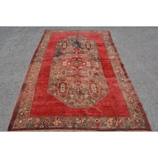 Kayra Export Eskitme Halı, Türk Halısı, Halı, 150 x 241  cm  Kırmızı Halı, El Yapımı Banyo Halı,  6437