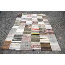 Kayra Export Eskitme Halı, Türk Halısı, Halı, 169 x 224  cm  Gökkuşağı Halı, El Yapımı Yer Halı,  2867