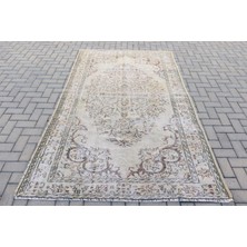 Kayra Export Eskitme Halı, Türk Halısı, Halı, 156 x 258  cm  Sarı Halı, Organik Salon Halı, Büyük Halı,  8299