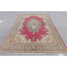Kayra Export Türk Halısı, Eskitme Halı, Halı, 200 x 306  cm  Kırmızı Halı, Ofice Salon Halı, El Dokuma Yer Halı,  811