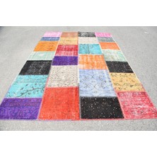 Kayra Export Türk Halısı, Eskitme Halı, Halı, 167 x 232  cm  Gökkuşağı Halı, Organik Büyük Halı,  2986