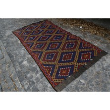 Kayra Export Eskitme Halı, Türk Halısı, Halı, 146 x 295  cm  Kırmızı Halı, El Yapımı Salon Halı,  1494