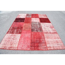 Kayra Export Eskitme Halı, Türk Halısı, Halı, 170 x 244  cm  Kırmızı Halı, Bahçe Salon Halı, Bohemsı Büyük Halı,  299