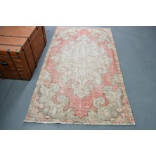 Kayra Export Türk Halısı, Eskitme Halı, Halı, 121 x 218  cm  Kırmızı Halı, Kabilesı Banyo Halı, Yün Banyo Halı,  1098