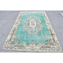 Kayra Export Türk Halısı, Eskitme Halı, Halı, 173 x 286  cm  Yeşil Halı, Organik Yer Halı, Anadolusı Büyük Halı,  897