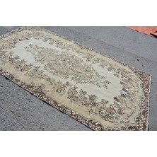 Kayra Export Eskitme Halı, Türk Halısı, Halı, 155 x 290  cm  Bej Halı, Dekoratif Büyük Halı, Ofice Yer Halı,  7292