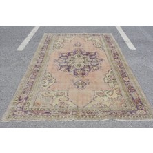 Kayra Export Türk Halısı, Eskitme Halı, Halı, 191 x 264  cm  Mor Halı, Anadolusı Oturma Odası Halı,  9342