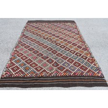 Kayra Export Eskitme Kilim, Türk Kilim, Large Kilim, 180 x 279  cm  Kırmızı Kilim, Organik Kilim, Yersı Kilim,  9390