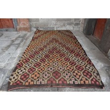 Kayra Export Eskitme Kilim, Türk Kilim, Large Kilim, 160 x 305  cm  Kırmızı Kilim, Dekoratif Kilim, Yersı Kilim,  958