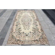 Kayra Export Türk Halısı, Eskitme Halı, Halı, 138 x 290  cm  Kahverengi Halı, Ofice Yer Halı, Yün Oturma Odası Halı,