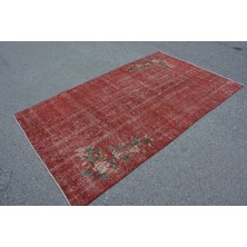 Kayra Export Türk Halısı, Eskitme Halı, Halı, 130 x 230  cm  Kırmızı Halı, Bahçe Banyo Halı, Kabilesı Alan Halı,  979