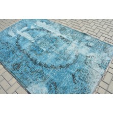 Kayra Export Türk Halısı, Eskitme Halı, Halı, 164 x 248  cm  Mavi Halı, Bohemsı Büyük Halı, Kabilesı Oturma Odası Hal